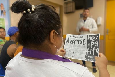 notícia: HGT realiza ação educativa de prevenção sobre as Hepatites Virais a pacientes 