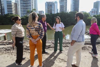 notícia: Seop conhece em Recife projetos que permitem o convívio das pessoas com os rios