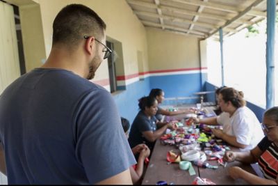 notícia: Fundação Cultural do Pará leva projetos socioculturais a moradores de Juruti Velho