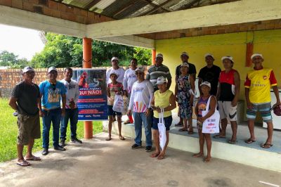 notícia: Em Salinas, Adepará leva à população informações sobre Gripe Aviária