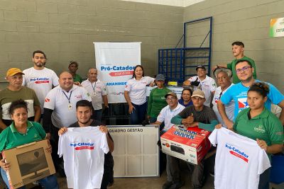 notícia: Seaster garante equipamentos e maquinários para catadores de materiais recicláveis
