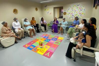 notícia: Materno Infantil de Barcarena promove encontro entre doadoras de leite materno