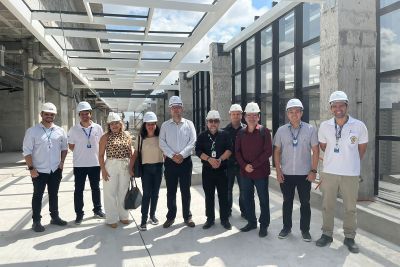 notícia: Agenda da COP 30 inclui visitas a hospitais estaduais em obras na capital