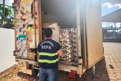 notícia: Sefa apreende mais de 20 mil latas de cerveja em Dom Eliseu 