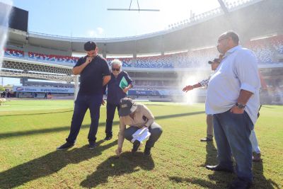 notícia: CBF avalia gramado do Novo Mangueirão
