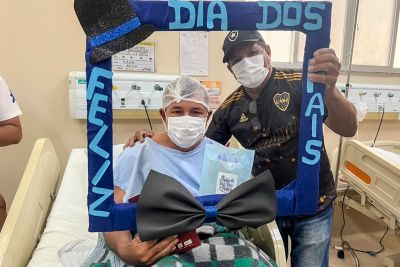 notícia: Equipe do Hospital Galileu proporciona momentos de fé e esperança a pais internados