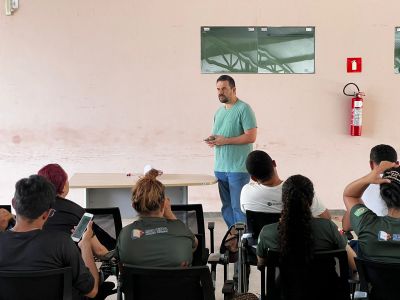 notícia: Oficina aborda estratégias para trilhas sustentáveis no Parque Estadual de Monte Alegre