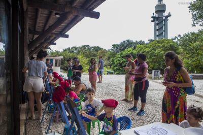 notícia: Mangal das Garças terá oficina de pintura para crianças neste domingo (20)