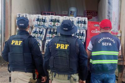 notícia: Sefa apreende mais de cinco mil garrafas de cerveja em Dom Eliseu 