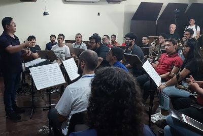 notícia: Fundação Carlos Gomes capacita e aperfeiçoa regentes do interior do Pará