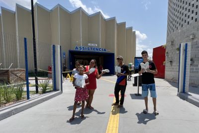 notícia: Seap promove doação de mil pares de sandálias na Usipaz Guamá