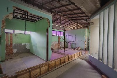 notícia: Obras da Uredipe, na capital paraense, entram em segunda fase de reconstrução