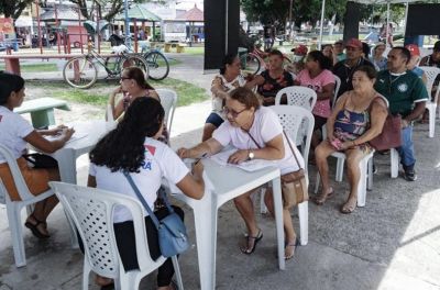 notícia: Cosanpa cadastra no 'Água Pará' usuários de Santa Maria do Pará e Nova Timboteua 