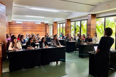 notícia: Em Belém, Polícia Civil capacita profissionais da rede de atendimento sobre a violência de gênero  