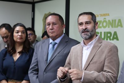 notícia: Governo amplia combate a crimes ambientais com o espaço Força-tarefa Amazônia Segura 