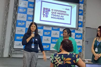 notícia: Equipe da Semu é treinada para atuação na Casa da Mulher Brasileira em Ananindeua