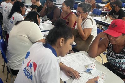 notícia: Cosanpa realiza cadastros para programa 'Água Pará' no município de Peixe Boi