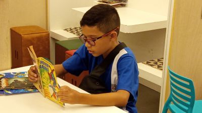 notícia: Em Marituba, UsiPaz realiza Semana de Leitura para população