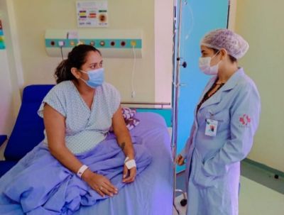 notícia: Hospital Regional do Marajó promove prevenção de transtornos no pós-parto 