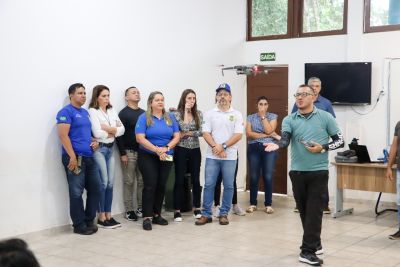 notícia: Curso de utilização de drones qualifica perícia criminal no estado
