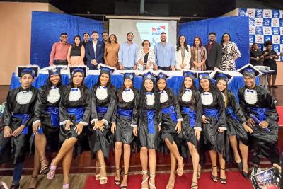 notícia: Alunos de Eetepas de Belém celebram formação técnica com apoio da Sectet