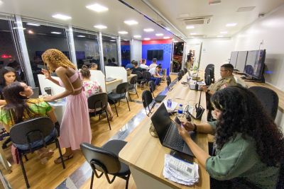 notícia: Centro Integrado de Comando e Controle Móvel inicia monitoramento das ações da Operação Círio 2023