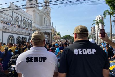 notícia: Ações de segurança e saúde em apoio aos romeiros seguem na BR-316 e Alça Viária