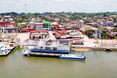 notícia: Obras de construção do Terminal Hidroviário do Acará avançam, no nordeste paraense 