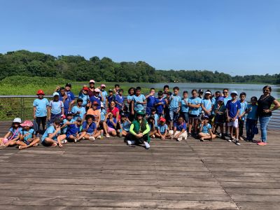 notícia: Parque Estadual do Utinga recebe 100 alunos de escola pública da Terra Firme