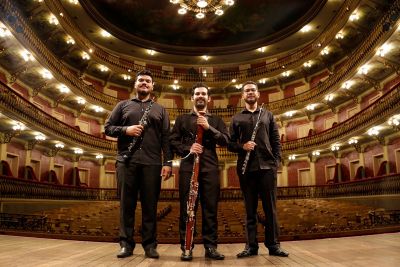 notícia: Fundação Carlos Gomes e Instituto realizam Recital com Terzetto Timbres e Trio Dharma