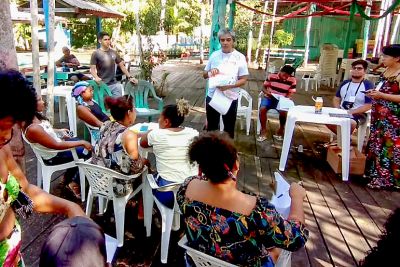 notícia: Sectet, CRF/UFPA e Quilombo Igarapé Preto mostram resultados de projeto no território