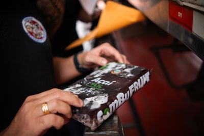 notícia: Forças de Segurança da Base Antônio Lemos apreendem carga ilegal de açaí