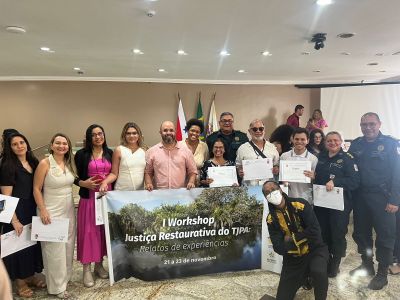 notícia: Servidores da Seduc são certificados em curso sobre justiça restaurativa