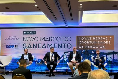 notícia: Cosanpa e PGE participam de Seminário Novo Marco do Saneamento, em São Paulo