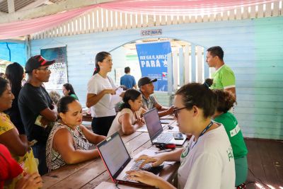 notícia: Comunidade marajoara recebe mutirão de regularização ambiental rural da Semas