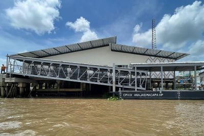 notícia: No Marajó, obras de reconstrução do Terminal Hidroviário de Anajás entram em fase de conclusão