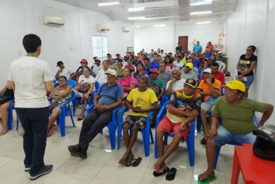 notícia: Pescadores artesanais de Salinópolis recebem orientação sobre crédito rural