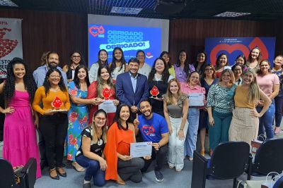 notícia: Hemopa entrega prêmio aos participantes da Gincana 'Instituição Cidadã'