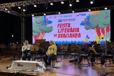 notícia: Bragança inicia Festa Literária com apresentação da Orquestra Sinfônica do Theatro da Paz