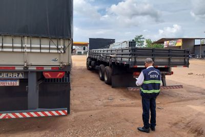 notícia: Sefa apreende 20 mil peças para montagem industrial em São João do Araguaia