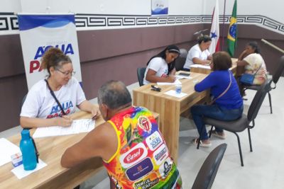 notícia: Ação do programa 'Água Pará' realiza  mais de 500 atendimentos em Soure, no Marajó 