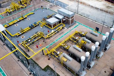 notícia: Gás do Pará apresenta instalações de rede de distribuição para equipe da Semas
