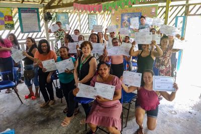 notícia: Emater orienta famílias de Marituba para alimentação mais barata e mais saudável