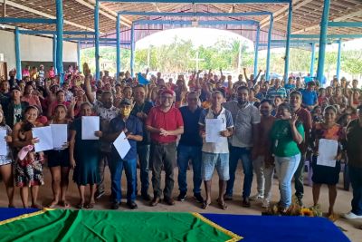 notícia: Em Igarapé-Miri, 200 produtores recebem o Cadastro Nacional da Agricultura Familiar
