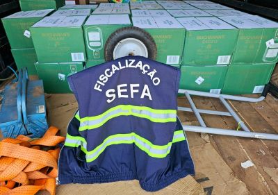 notícia: Secretaria de Estado da Fazenda (Sefa) apreende 552 garrafas de uísque 
