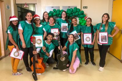 notícia: Hospital Geral de Tailândia (HGT) humaniza atendimento com projeto de música 