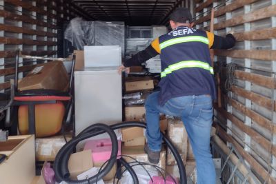 notícia: Em Dom Eliseu, Sefa apreende torre de transmissão avaliada em R$ 623 mil