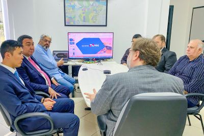notícia: Sedeme debate investimentos no território paraense com embaixador do Cazaquistão 