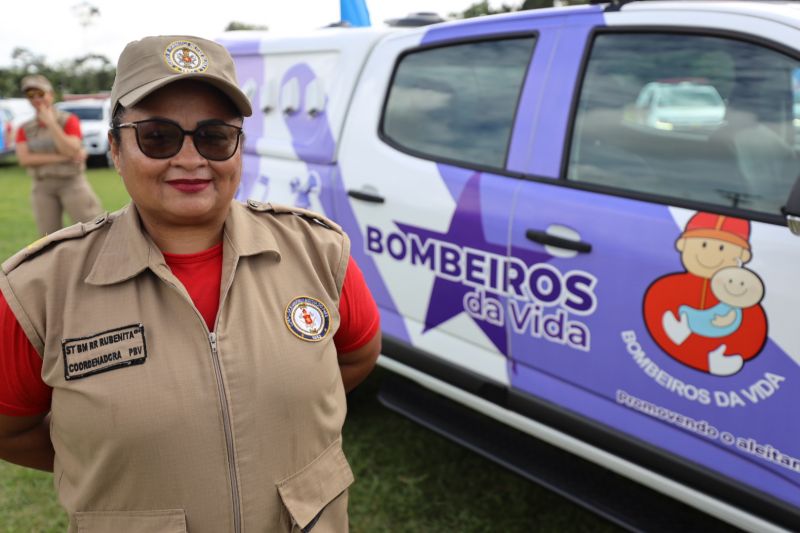 St Rubenita, coordenadora do projeto Bombeiros da Vida <div class='credito_fotos'>Foto: Pedro Guerreiro / Ag. Pará | <a href='/midias/2024/originais/18023_ee7f370b-0bab-bae5-5074-30c52719c3bf.jpg' download><i class='fa-solid fa-download'></i> Download</a></div>