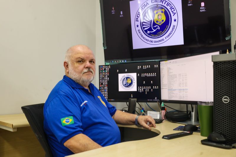 Joaquim Araújo, Perito criminal <div class='credito_fotos'>Foto: Bruno Cecim / Ag.Pará | <a href='/midias/2024/originais/18025_f000ca94-8f46-3749-438f-a0b1cec27ad6.jpg' download><i class='fa-solid fa-download'></i> Download</a></div>